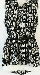 Beautiful Black &White Dress Top